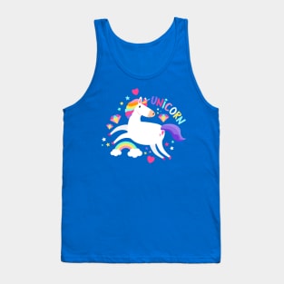 Diamond Sassy Unicorn Tank Top